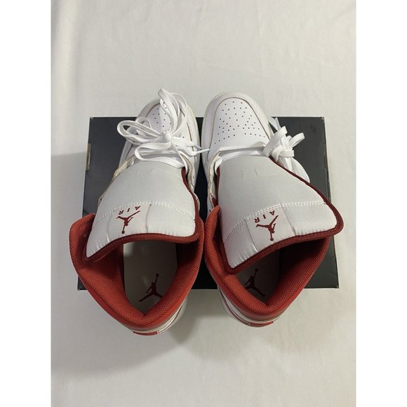 New Mens Size 12 White Red Nike Air Jordan 1 Mid SE Basketball Shoes FJ3458 160 main image 4